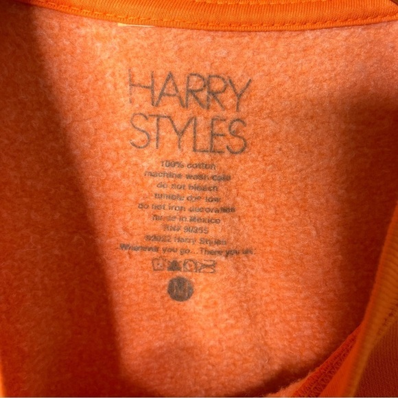 Harry Styles Love On Tour 2022 Orange Concert Sweatshirt Size Medium - Picture 4 of 4